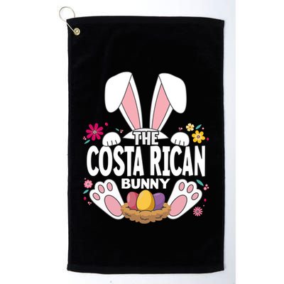 Matching Easter The Costa Rican Bunny Family Great Gift Golf Towel