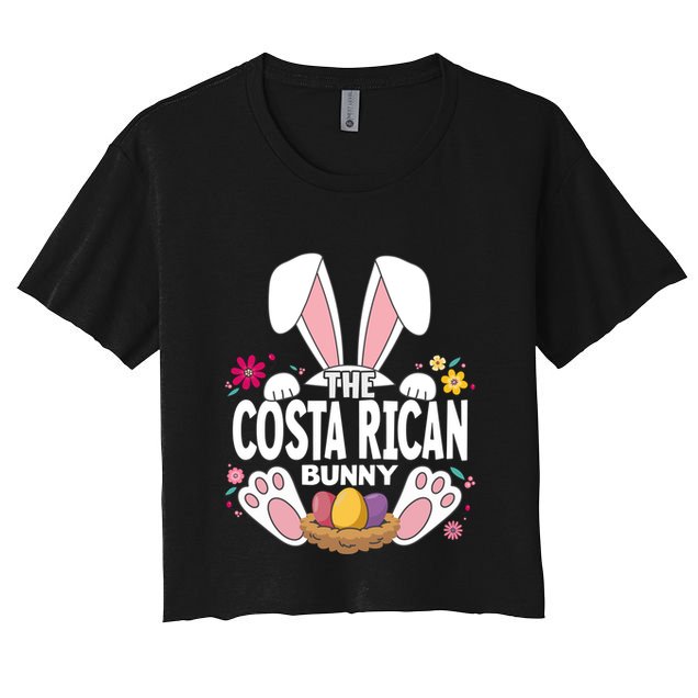 Matching Easter The Costa Rican Bunny Family Great Gift Crop Top