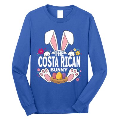 Matching Easter The Costa Rican Bunny Family Great Gift Long Sleeve Shirt
