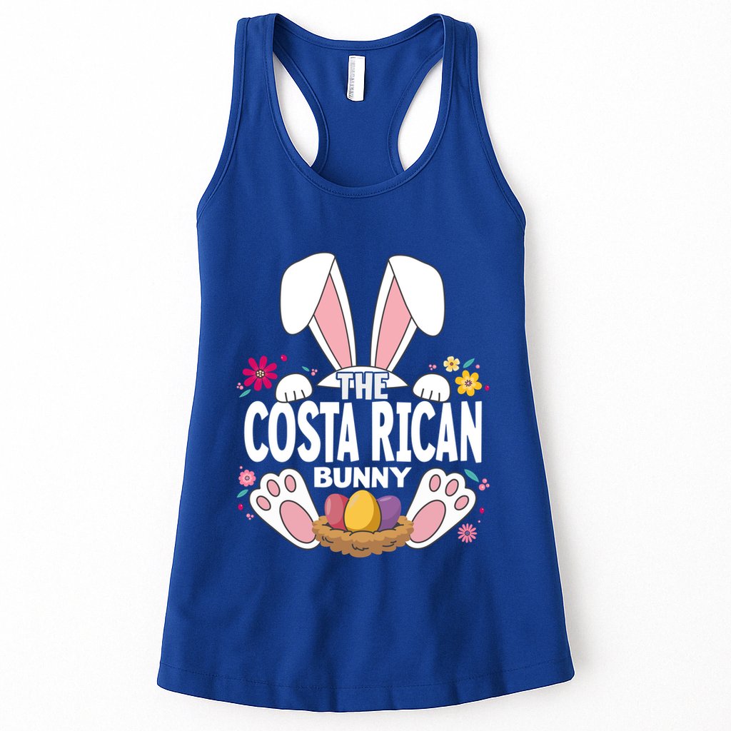 Matching Easter The Costa Rican Bunny Family Great Gift Womens Tank Top