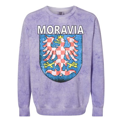 Moravian Emblem Tee Artisticlook Historical Moravia Colorblast Crewneck Sweatshirt