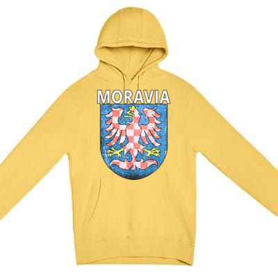 Moravian Emblem Tee Artisticlook Historical Moravia Premium Pullover Hoodie