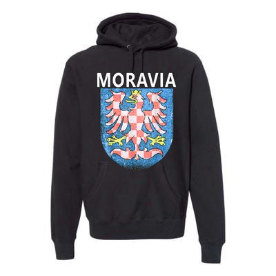 Moravian Emblem Tee Artisticlook Historical Moravia Premium Hoodie