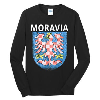 Moravian Emblem Tee Artisticlook Historical Moravia Tall Long Sleeve T-Shirt