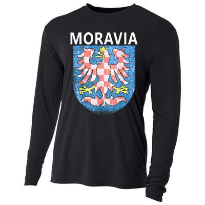 Moravian Emblem Tee Artisticlook Historical Moravia Cooling Performance Long Sleeve Crew