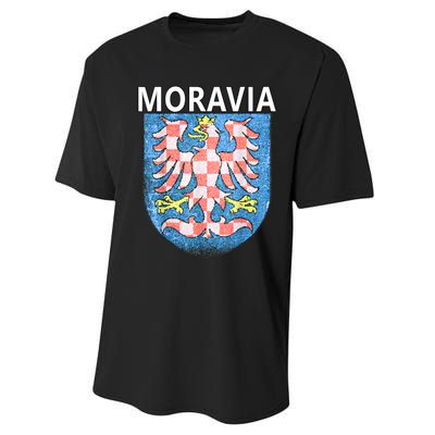 Moravian Emblem Tee Artisticlook Historical Moravia Performance Sprint T-Shirt