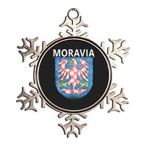 Moravian Emblem Tee Artisticlook Historical Moravia Metallic Star Ornament