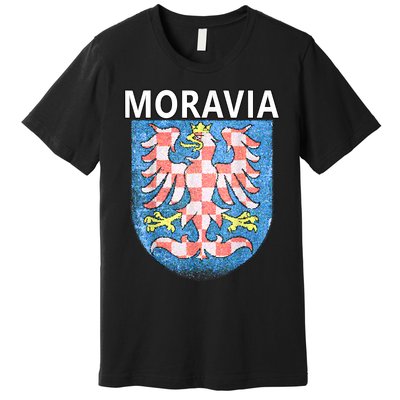 Moravian Emblem Tee Artisticlook Historical Moravia Premium T-Shirt