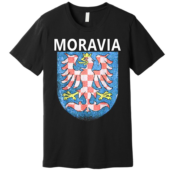 Moravian Emblem Tee Artisticlook Historical Moravia Premium T-Shirt