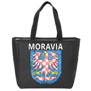 Moravian Emblem Tee Artisticlook Historical Moravia Zip Tote Bag