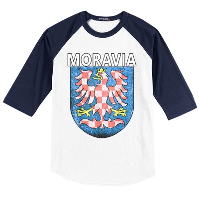 Moravian Emblem Tee Artisticlook Historical Moravia Baseball Sleeve Shirt