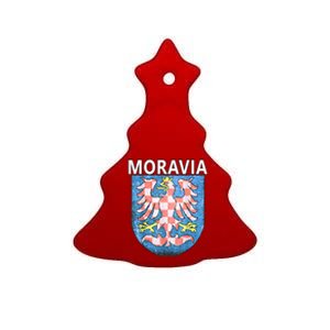 Moravian Emblem Tee Artisticlook Historical Moravia Ceramic Tree Ornament