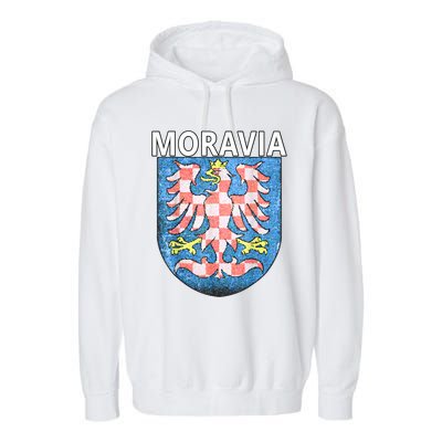 Moravian Emblem Tee Artisticlook Historical Moravia Garment-Dyed Fleece Hoodie