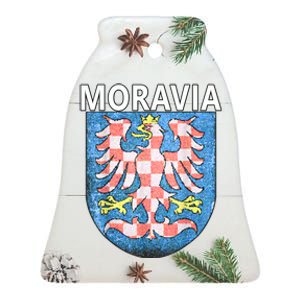 Moravian Emblem Tee Artisticlook Historical Moravia Ceramic Bell Ornament