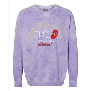 Math Equation Teachers Funny Quote On Them Colorblast Crewneck Sweatshirt