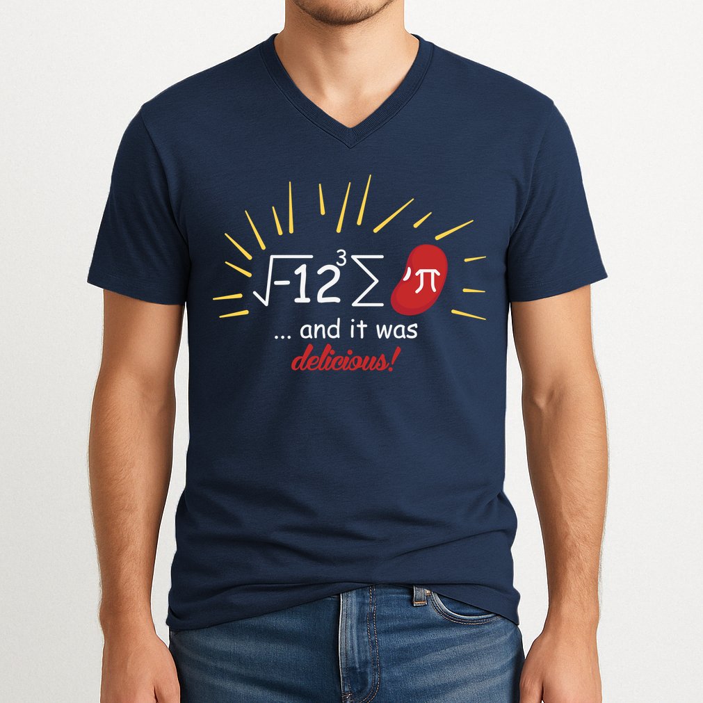 Math Equation Teachers Funny Quote On Them V-Neck T-Shirt