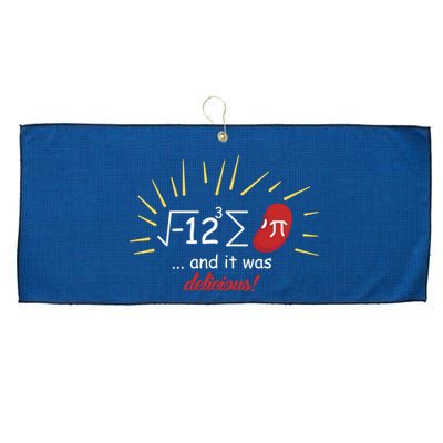 Math Equation Teachers Funny Quote On Them Large Microfiber Waffle Golf Towel