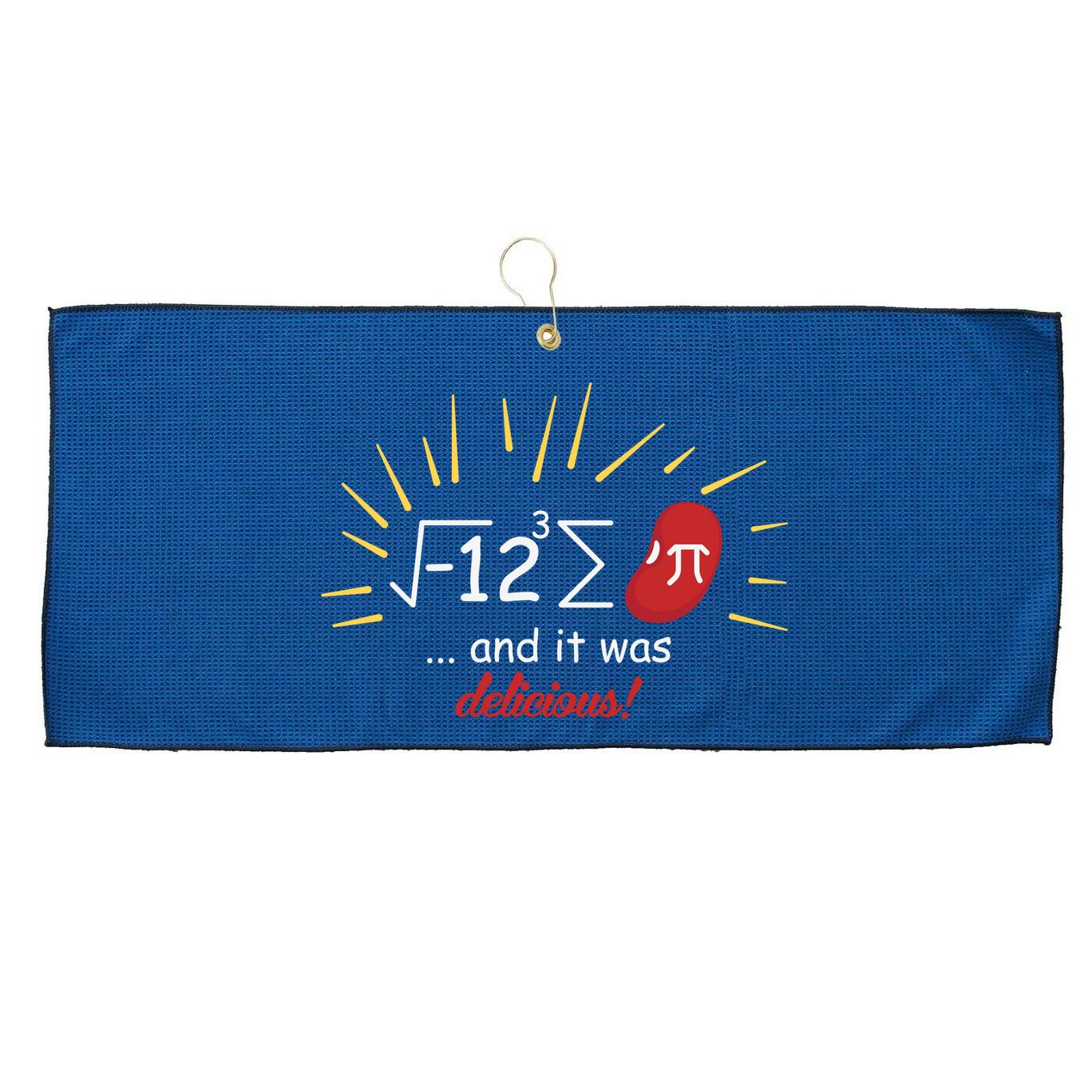 Math Equation Teachers Funny Quote On Them Large Microfiber Waffle Golf Towel
