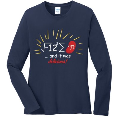 Math Equation Teachers Funny Quote On Them Ladies Long Sleeve Shirt