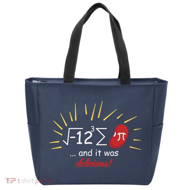 Math Equation Teachers Funny Quote On Them Zip Tote Bag