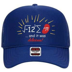 Math Equation Teachers Funny Quote On Them High Crown Mesh Back Trucker Hat