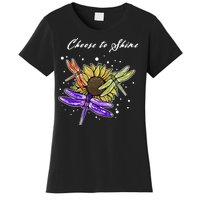 Metal Health Awareness Sunflower Dragonfly's Women's T-Shirt