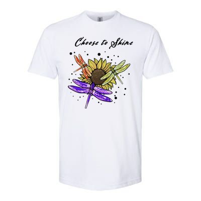 Metal Health Awareness Sunflower Dragonfly's Softstyle® CVC T-Shirt