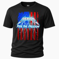 Metal Merica Ride The Freedom Cooling Performance Crew T-Shirt