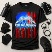 Metal Merica Ride The Freedom Cooling Performance Crew T-Shirt
