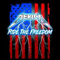 Metal Merica Ride The Freedom Cooling Performance Crew T-Shirt