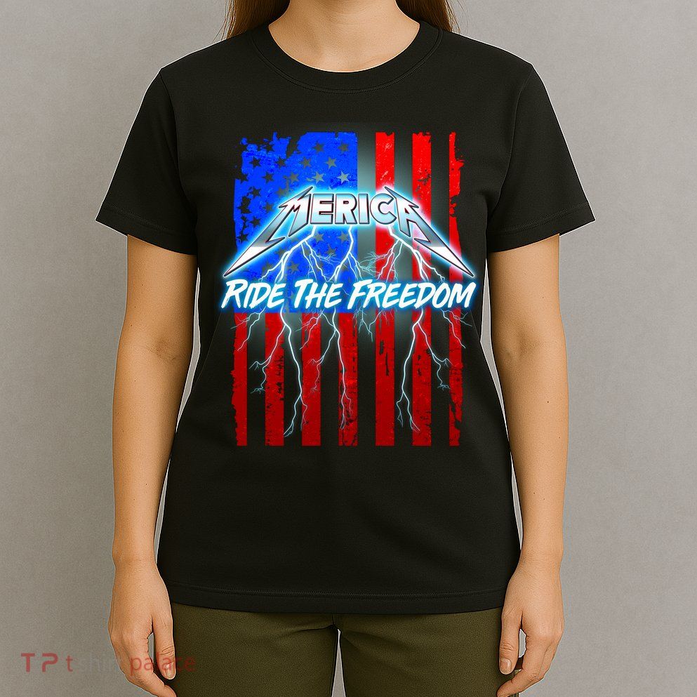 Metal Merica Ride The Freedom T-Shirt