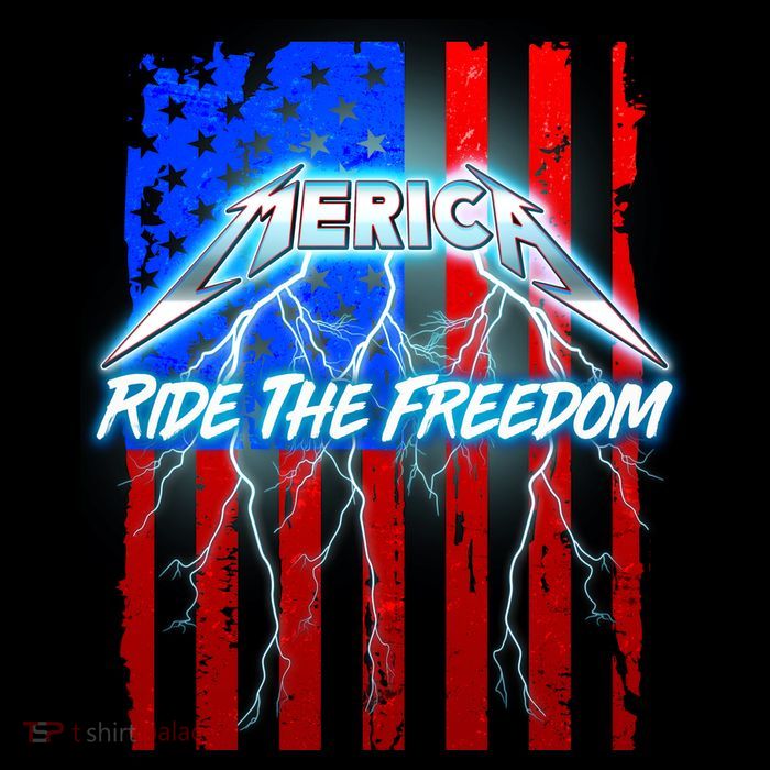 Metal Merica Ride The Freedom T-Shirt