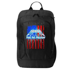 Metal Merica Ride The Freedom City Backpack