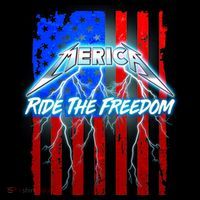 Metal Merica Ride The Freedom Flatbill Hat