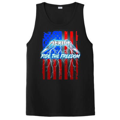 Metal Merica Ride The Freedom PosiCharge Competitor Tank