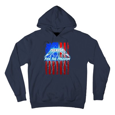 Metal Merica Ride The Freedom Hoodie