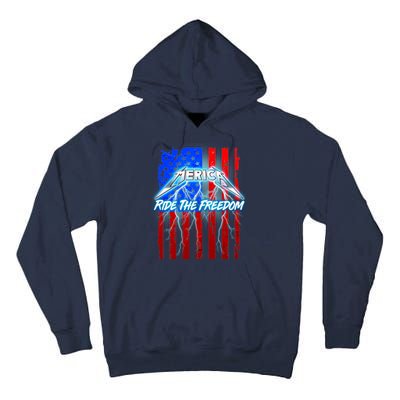 Metal Merica Ride The Freedom Tall Hoodie