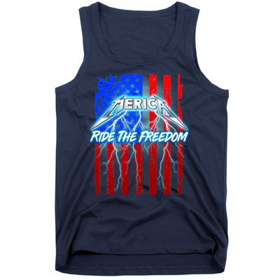 Metal Merica Ride The Freedom Tank Top