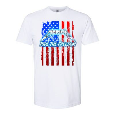 Metal Merica Ride The Freedom Softstyle CVC T-Shirt