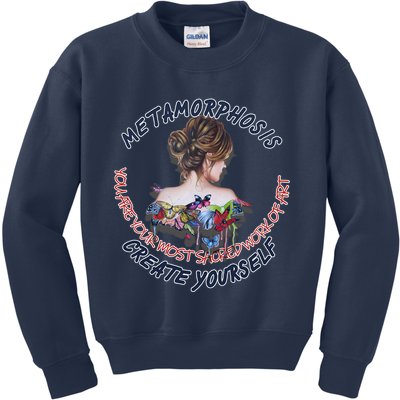 Metamorphosis Work Of Art Kids Sweatshirt