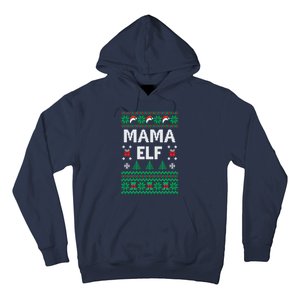 Mama Elf Ugly Christmas Hoodie