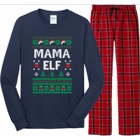 Mama Elf Ugly Christmas Long Sleeve Pajama Set