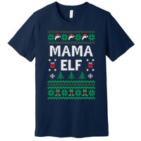 Mama Elf Ugly Christmas Premium T-Shirt