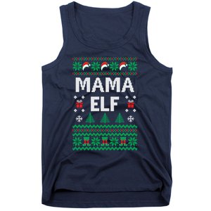 Mama Elf Ugly Christmas Tank Top