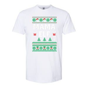 Mama Elf Ugly Christmas Softstyle CVC T-Shirt