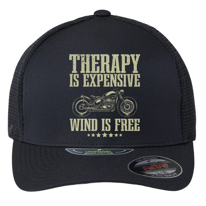 Motorcycle Enthusiast's Ultimate Ride Cool Bike Gear Flexfit Unipanel Trucker Cap