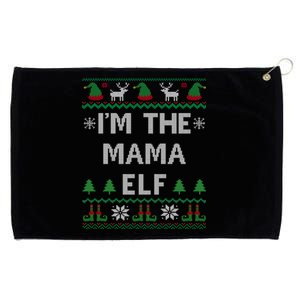 Mama Elf Ugly Christmas Mom Mother Great Gift Grommeted Golf Towel