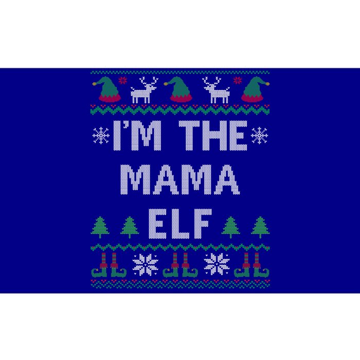 Mama Elf Ugly Christmas Mom Mother Great Gift Bumper Sticker