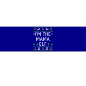 Mama Elf Ugly Christmas Mom Mother Great Gift Bumper Sticker