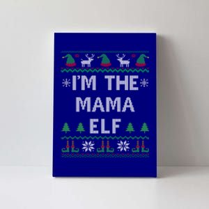 Mama Elf Ugly Christmas Mom Mother Great Gift Canvas